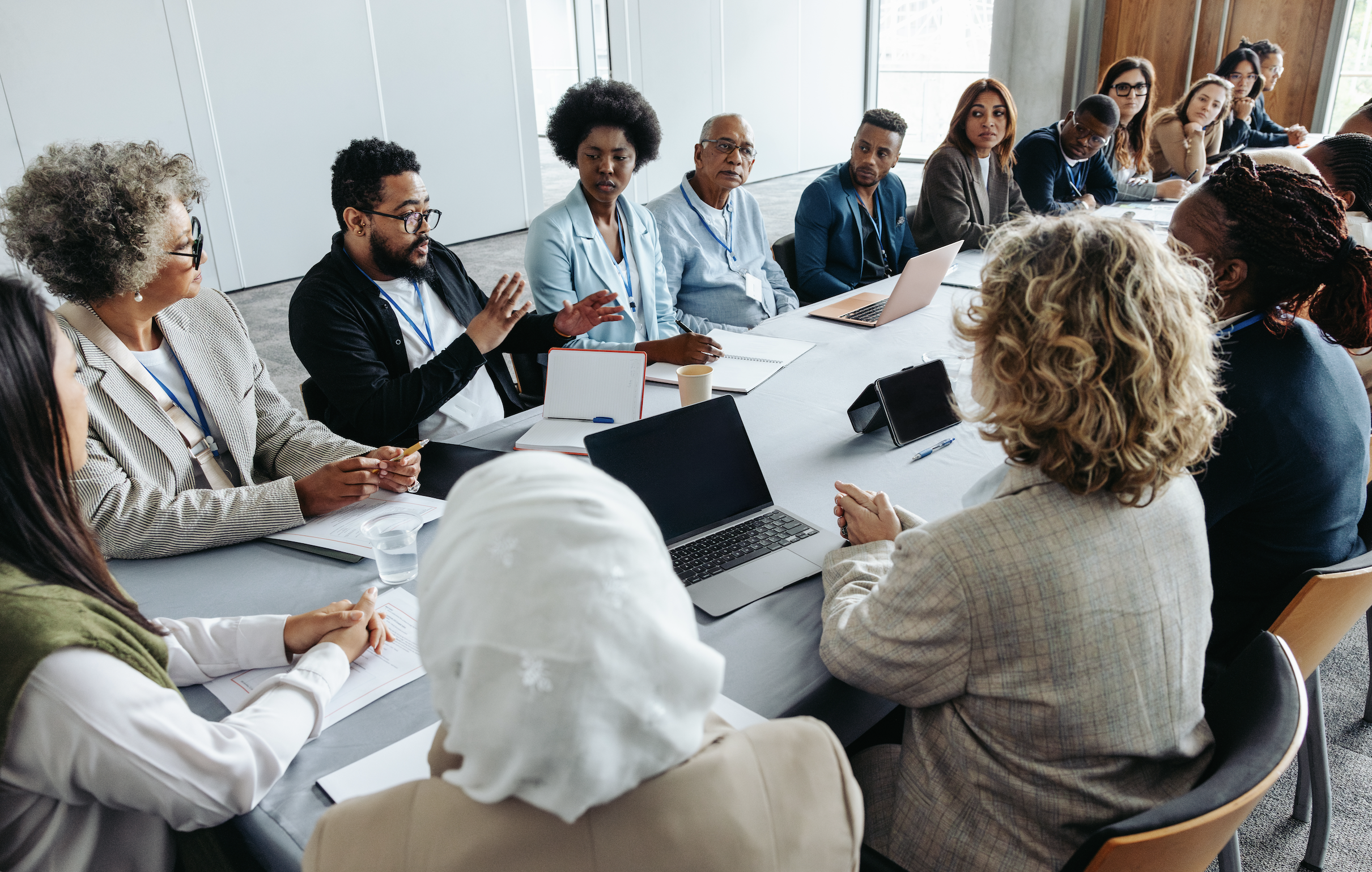Convening at a table