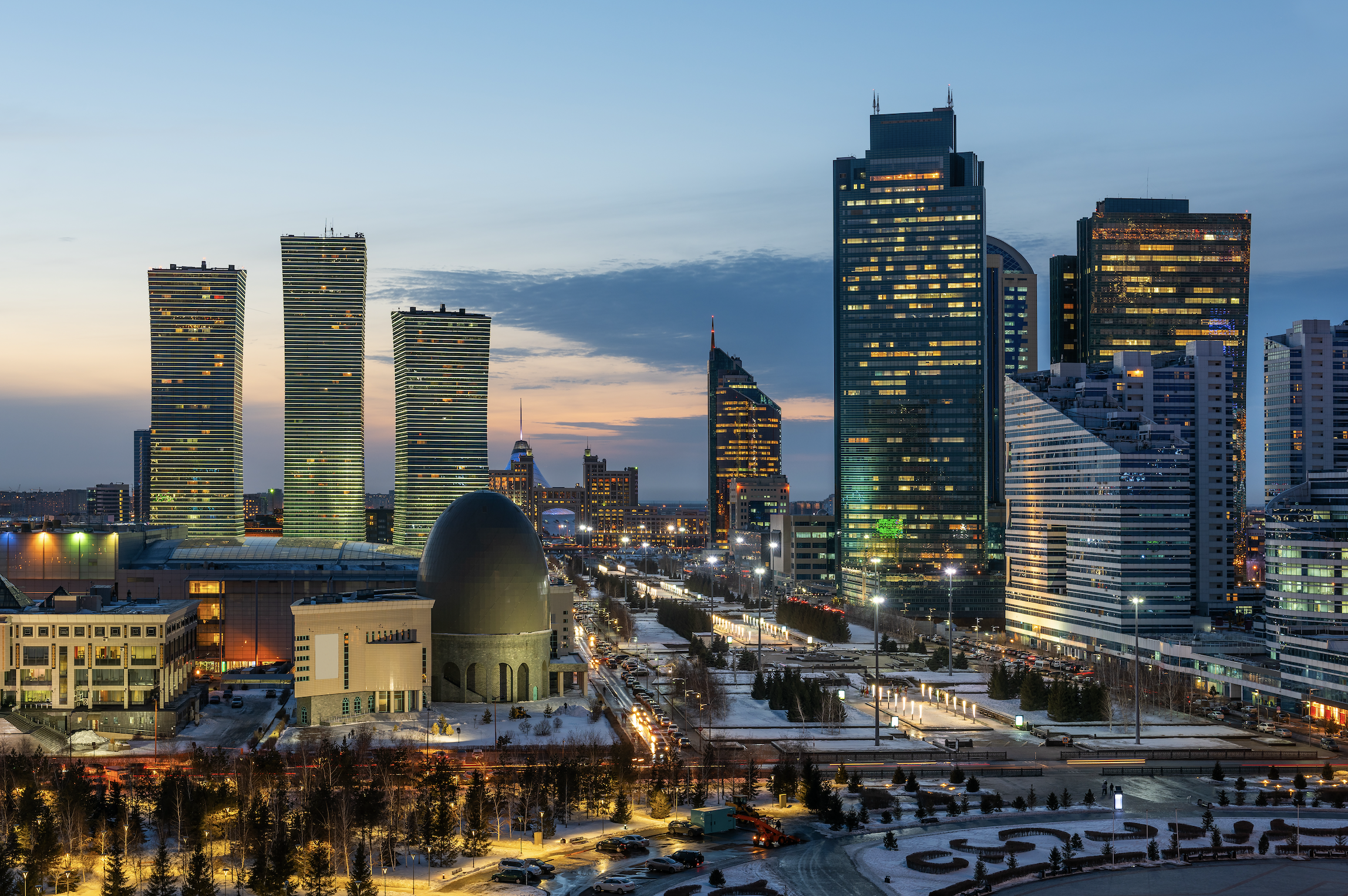 Central Asia City Landscape