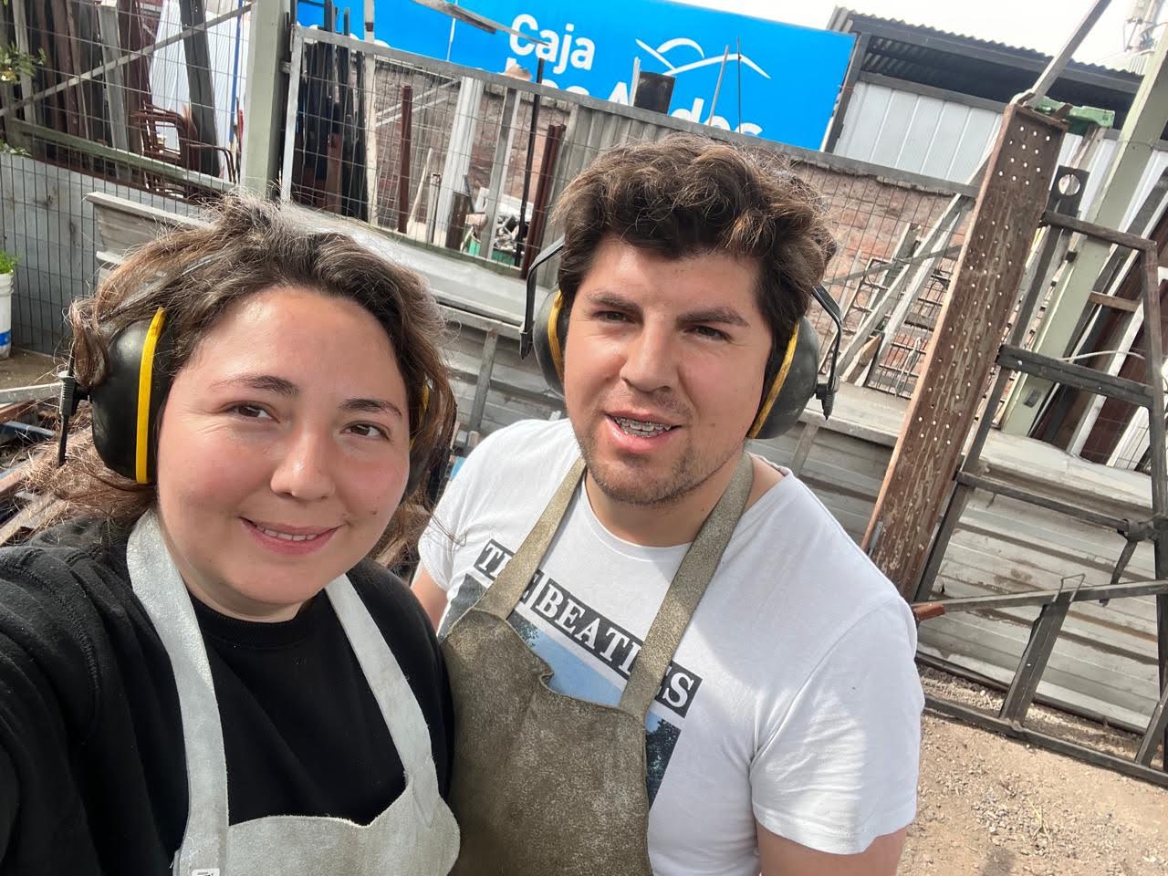 Manuel Ponce with his wife, Cecilia Cornejo. Provided by AZA Contigo.